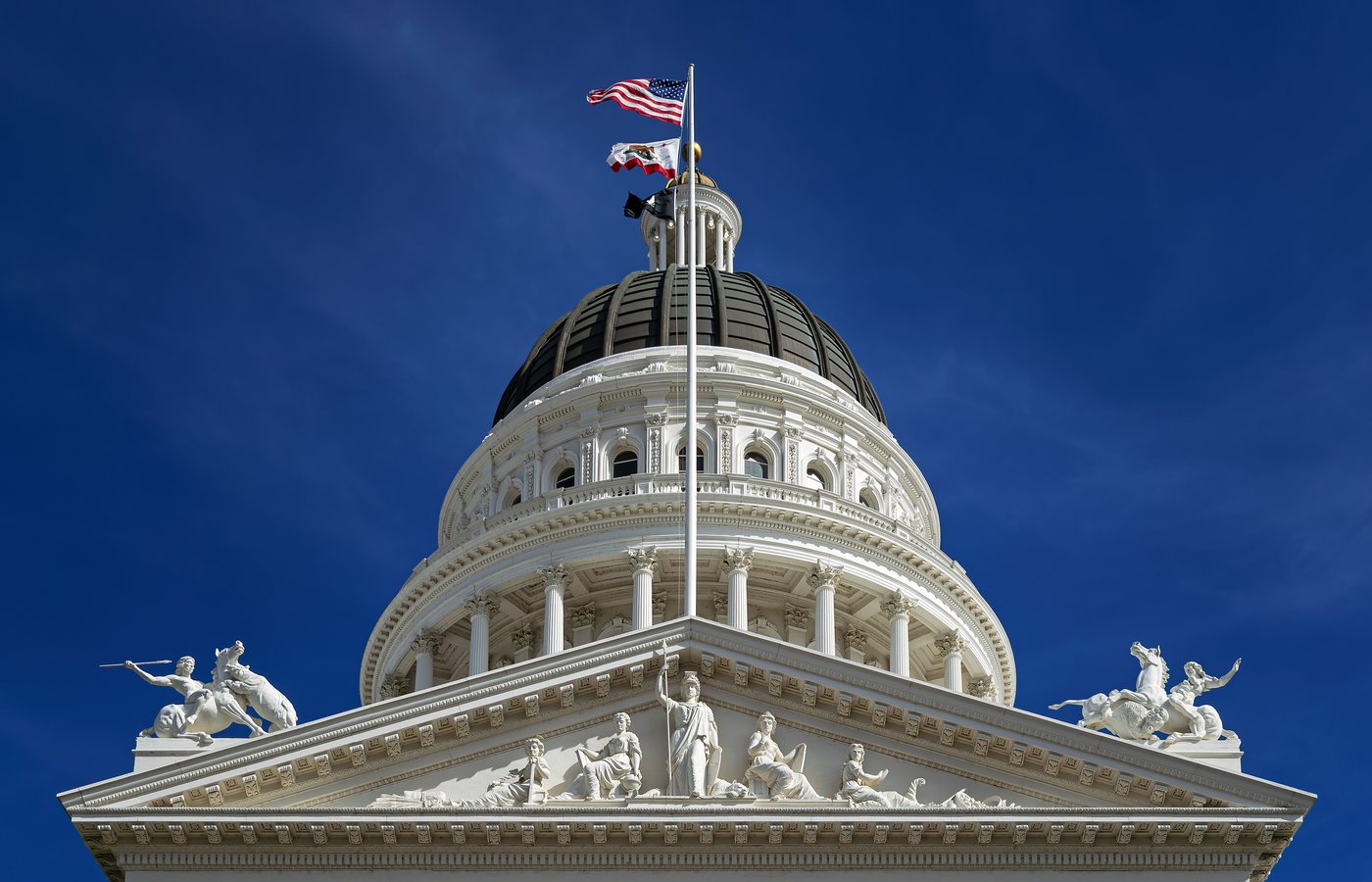 The California State Capitol in Sacramento